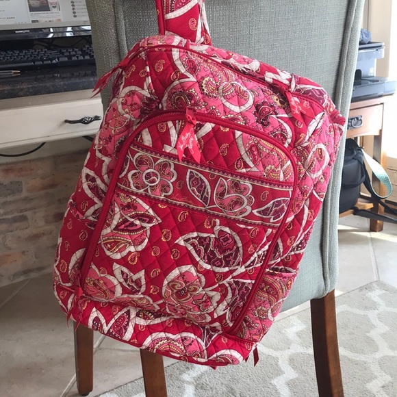 Vera Bradley Handbags - Vera Bradley tech backpack in Rosy posies